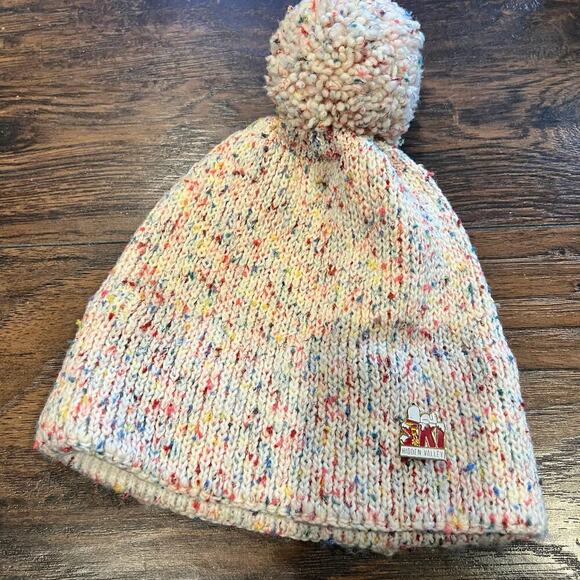 Vintage Wigwam Mills 100% Wool Stocking Hat‎ Cap Beanie w/ PomPom - Picture 1 of 3